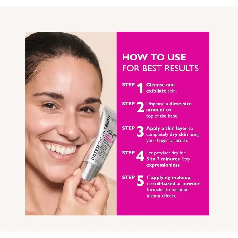 New in Box Peter Thomas Roth Instant FIRMx No-Filter Firming Primer 1oz